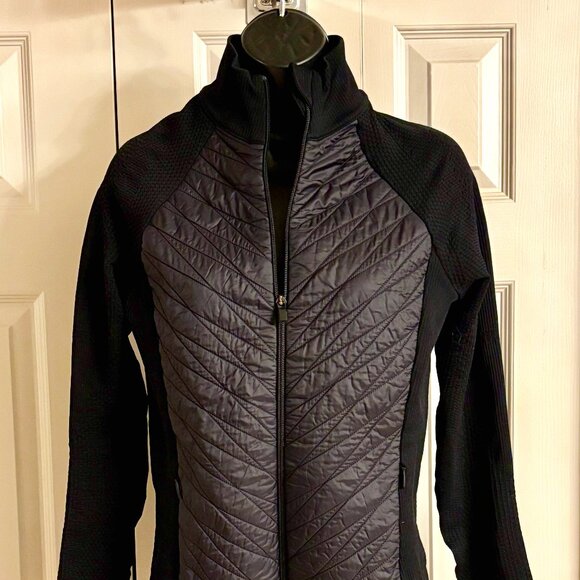 SALE! Athleta Flurry Force Insulated PrimaLoft Jacket - Black - Like New S - Picture 2 of 14